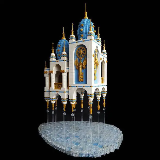 Alt view image 2 of 2 - ZITIANYOUBUILD C4203 Floating Castle Model Building Toys Set with Instructions 3210 Parts