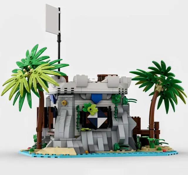 Alt view image 2 of 6 - ZITIANYOUBUILD MOC-80308 Imperial Soldiers' Cannon Station Building Toys for Pirates 841 Parts