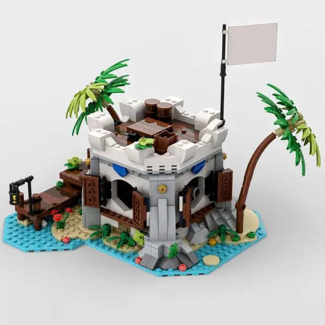 Alt view image 3 of 6 - ZITIANYOUBUILD MOC-80308 Imperial Soldiers' Cannon Station Building Toys for Pirates 841 Parts