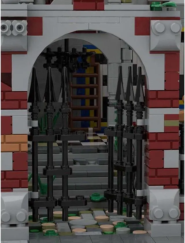 Main image of ZITIANYOUBUILD MOC-150081 Modular Ruined Villa A Old But Beautiful House Model 1364 Parts