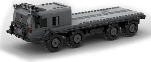 Alt view image 2 of 6 - ZITIANYOUBUILD Military Vehicle 8X8 All Terrain Multi-utility Truck Army Collection 544 Pieces