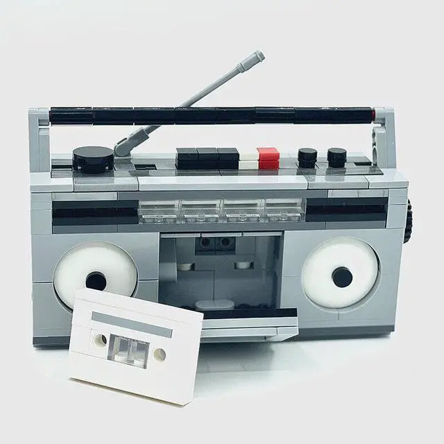 Main image of ZITIANYOUBUILD luyinji Cassette Player Tape Recorder Radio for Display Kids 280 Parts