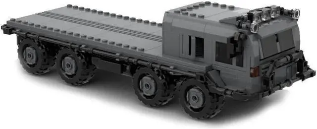 Alt view image 5 of 6 - ZITIANYOUBUILD Military Vehicle 8X8 All Terrain Multi-utility Truck Army Collection 544 Pieces