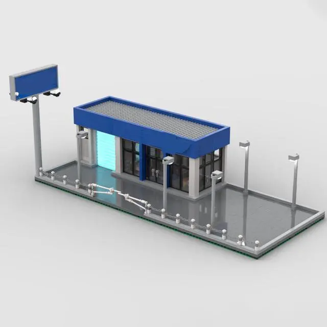 Main image of ZITIANYOUBUILD MOC-110822 Car Dealership Model Building Toys Set for Display 1138 Parts