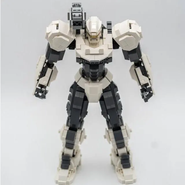 Main image of ZITIANYOUBUILD MOC-96964 White Mech Robot Jaeger Model 31,5 cm High Building Toys 1244 Parts
