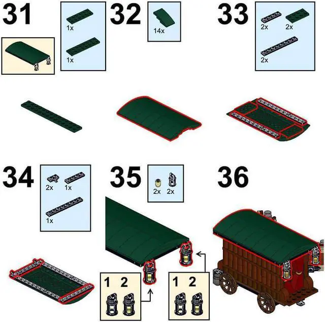 Alt view image 2 of 6 - ZITIANYOUBUILD Custom MOC-78795 Medieval Potion Seller 221 Parts Kids Gift for Christmas