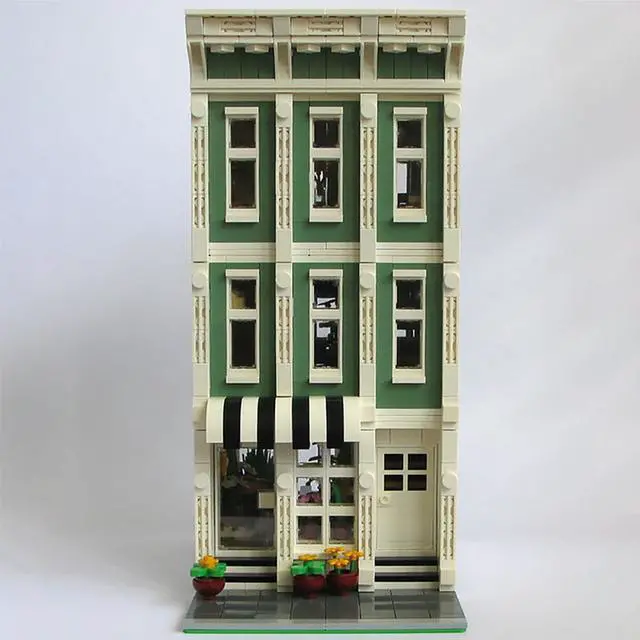 Alt view image 2 of 5 - ZITIANYOUBUILD C4226 Modular Florist and Apartment Model with Interior 1565 Parts Gift