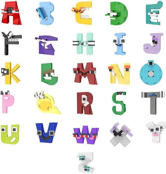Alt view image 2 of 6 - ZITIANYOUBUILD C9239 26 Alphabet Combinations DIY Creative 951 Parts for Kids Creative Toys