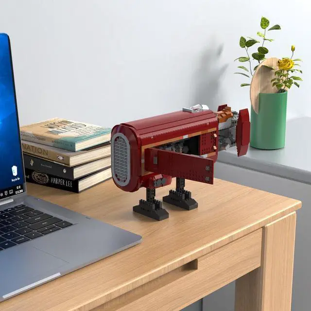 Alt view image 2 of 4 - ZITIANYOUBUILD C7357 Ungainly but Powerful Repulsorlift Vehicle with Interior 1563 Parts