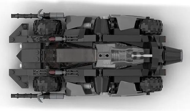 Alt view image 3 of 3 - ZITIANYOUBUILD MOC-74118 Fictional Car / A Heavily Armored Tactical Assault Vehicle 273 Parts