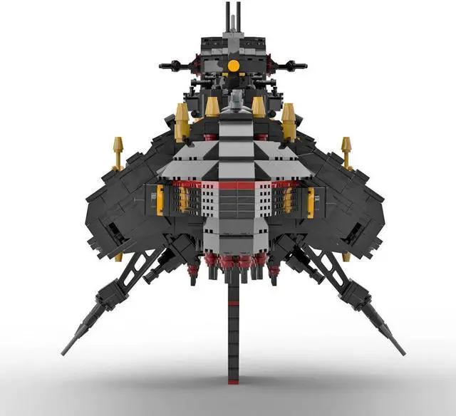 Alt view image 5 of 5 - ZITIANYOUBUILD MOC-161010 Battleship with Stand from Most Popular Miniature Wargame 2346 Parts