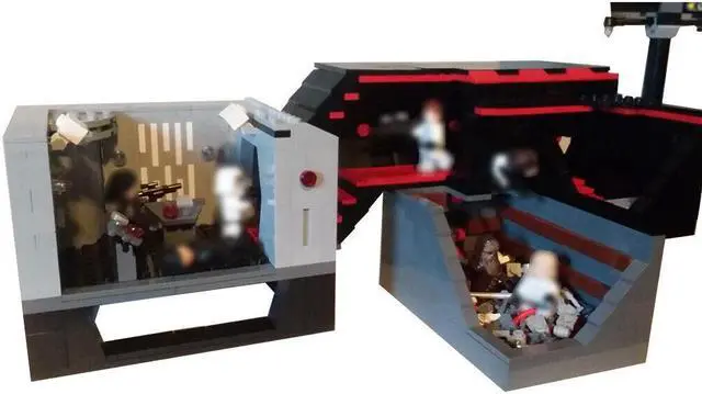 Main image of ZITIANYOUBUILD C2190 Central Detention Center Model from Movie Building Toys 1222 Parts