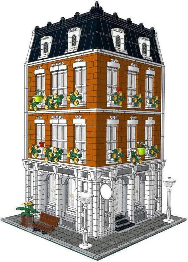 Main image of ZITIANYOUBUILD C415 Modular Wedding Dress Shop and Apartment Building Toys Set 3586 Parts