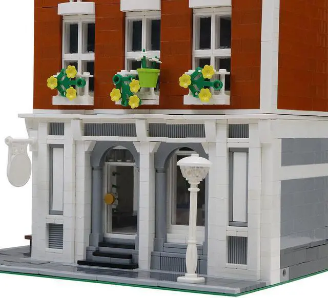 Alt view image 5 of 6 - ZITIANYOUBUILD C415 Modular Wedding Dress Shop and Apartment Building Toys Set 3586 Parts