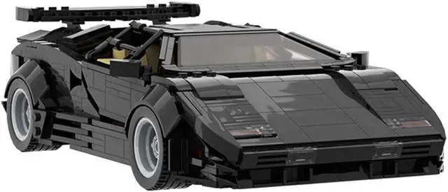 Alt view image 6 of 6 - ZITIANYOUBUILD MOC-57779 Classic Supercar LP5000 QV Sports Car for Collection