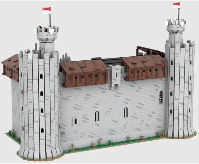 Main image of ZITIANYOUBUILD MOC-93022 Castle - The Great Hall with Fireplaces Kitchen Chapel 10394 Parts