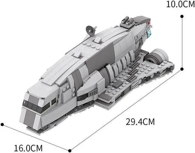 Alt view image 3 of 4 - ZITIANYOUBUILD C7706 Cruiser Imperial Assault Carrier Down-scaled Rendition 541 Parts