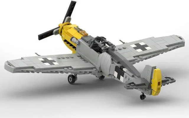 Alt view image 4 of 4 - ZITIANYOUBUILD Custom MOC-71810 Messerschmitt Bf 109 410 Parts Kids Gift for Christmas