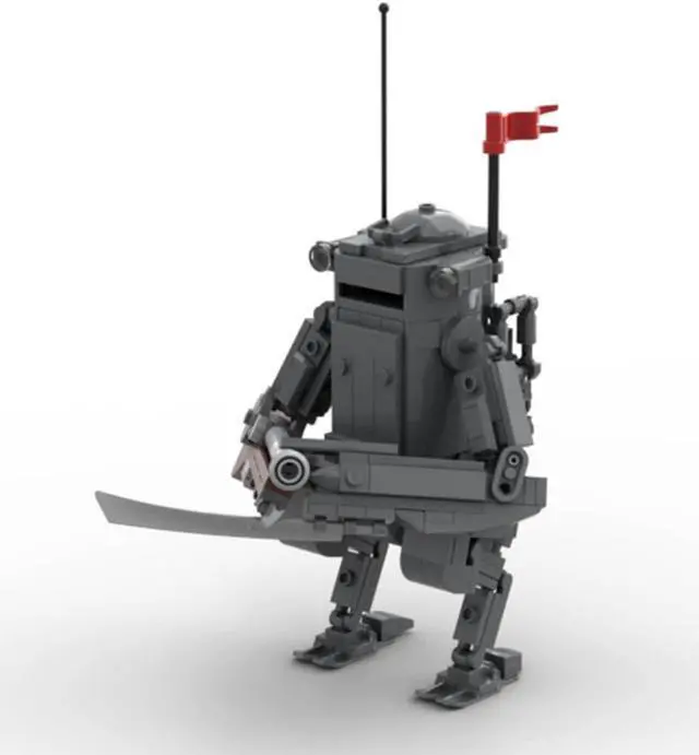 Alt view image 4 of 6 - ZITIANYOUBUILD Custom MOC-114158 Military Mech Walker Model 291 Parts Kids Gift for Christmas