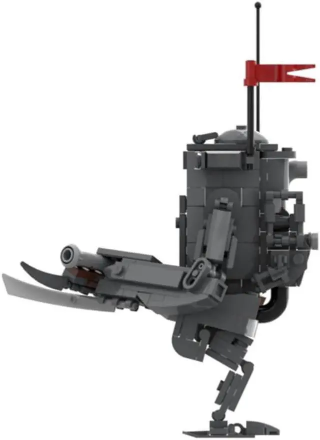 Alt view image 5 of 6 - ZITIANYOUBUILD Custom MOC-114158 Military Mech Walker Model 291 Parts Kids Gift for Christmas