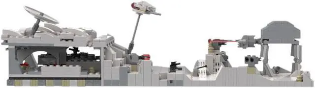 Main image of ZITIANYOUBUILD C5657 Micro Iconic Battle Scene with Trenches & Shield Generator 620 Parts