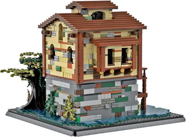 Alt view image 4 of 6 - ZITIANYOUBUILD C5286 Mysterious House in the Middle of a Swamp Building Toys 2593 Parts