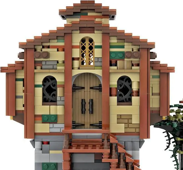 Alt view image 5 of 6 - ZITIANYOUBUILD C5286 Mysterious House in the Middle of a Swamp Building Toys 2593 Parts