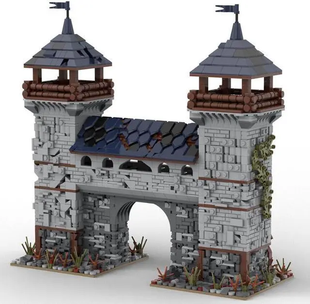 Alt view image 2 of 4 - ZITIANYOUBUILD MOC-85157 Medieval Castle's Keep Outpost Model Building Toys 2692 Parts