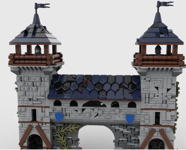 Alt view image 4 of 4 - ZITIANYOUBUILD MOC-85157 Medieval Castle's Keep Outpost Model Building Toys 2692 Parts