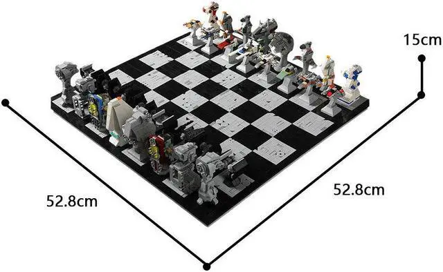 Alt view image 2 of 2 - ZITIANYOUBUILD C7806 Chess in Galaxies Building Toys Set for Collection 3488 Parts Gift