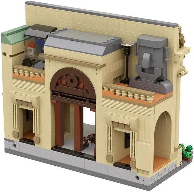 Alt view image 6 of 6 - ZITIANYOUBUILD C9058 Museum with Dinosaur Fossil and Globe Building Toys Set 2593 Parts