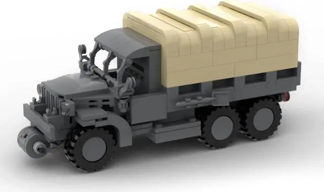 Alt view image 3 of 6 - ZITIANYOUBUILD Custom MOC-127124 Tech Military Truck Model 292 Parts Kids Gift for Christmas