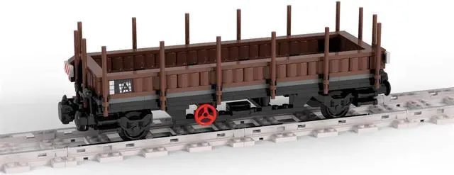 Alt view image 6 of 6 - ZITIANYOUBUILD Custom MOC-81218 Flat Wagon Model 220 Parts Toys Kids Gift for Christmas