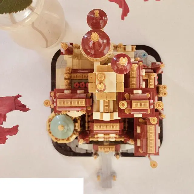 Alt view image 5 of 5 - ZITIANYOUBUILD MOC-156489 Shining Castle with Iconic Stained-glass Window from Film 2207 Parts