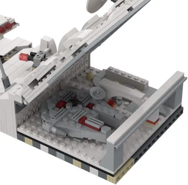 Alt view image 2 of 4 - ZITIANYOUBUILD C5657 Micro Iconic Battle Scene with Trenches & Shield Generator 620 Parts