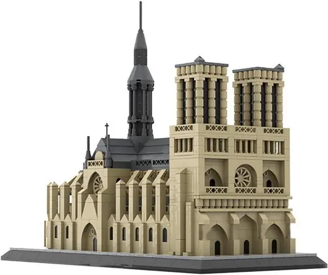 Main image of ZITIANYOUBUILD C4404 Medieval Catholic Cathedral Architecture Building Toys 1770 Parts