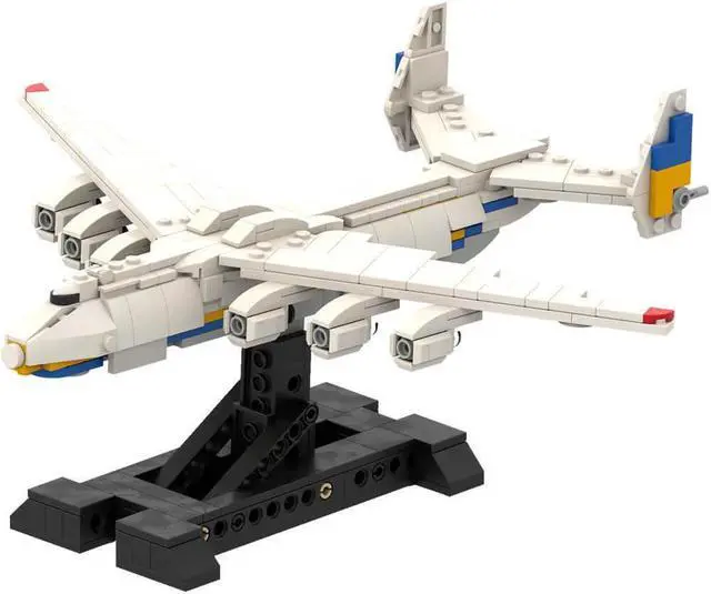 Alt view image 5 of 5 - ZITIANYOUBUILD Custom MOC-107147 Antonov AN-225 Mriya Model 482 Parts Gift for Christmas