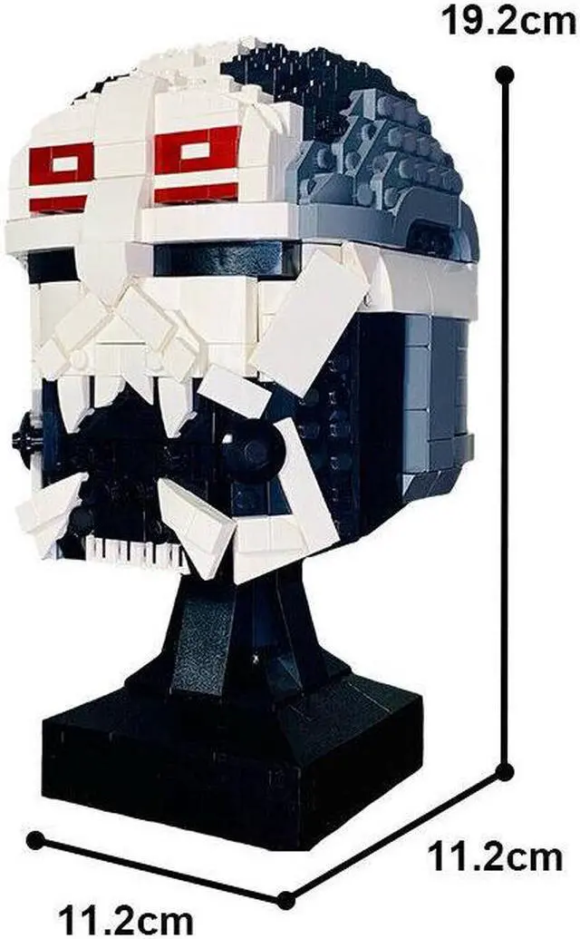 Alt view image 4 of 4 - ZITIANYOUBUILD C7764 Demolitions Expert Supporting Character Helmet Collection 770 Parts