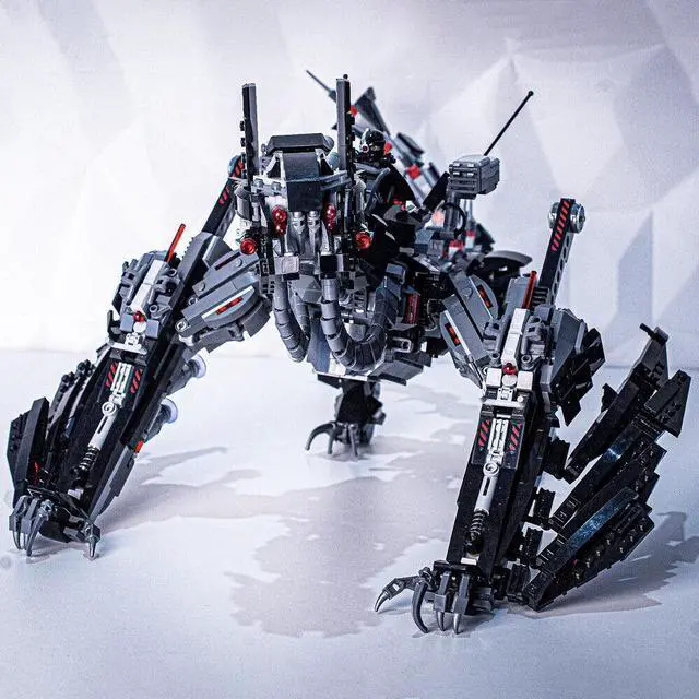 Alt view image 2 of 4 - ZITIANYOUBUILD MOC-118017 Dragon Shadow Mech Model Building Toys Set for Collection 1971 Parts