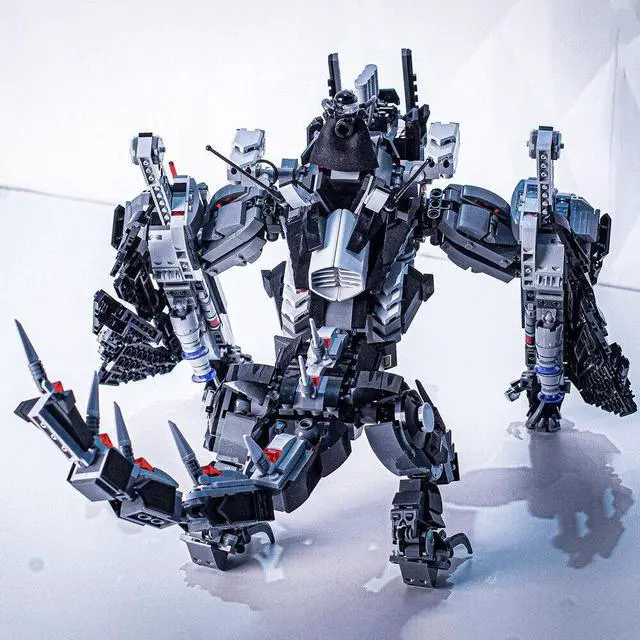 Alt view image 3 of 4 - ZITIANYOUBUILD MOC-118017 Dragon Shadow Mech Model Building Toys Set for Collection 1971 Parts