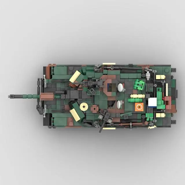 Alt view image 3 of 6 - ZITIANYOUBUILD moc-134913 Modern Tank with Fully Detailed Interior 1678 Parts 1:32 Scale