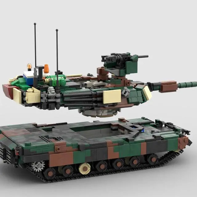 Alt view image 4 of 6 - ZITIANYOUBUILD moc-134913 Modern Tank with Fully Detailed Interior 1678 Parts 1:32 Scale