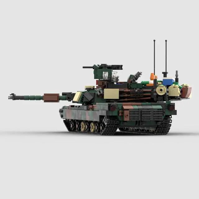 Alt view image 6 of 6 - ZITIANYOUBUILD moc-134913 Modern Tank with Fully Detailed Interior 1678 Parts 1:32 Scale
