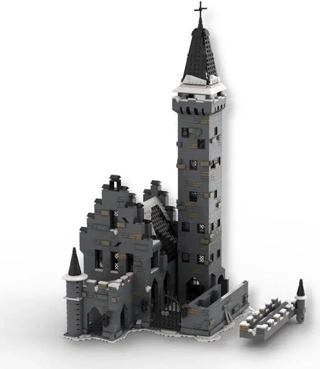 Alt view image 2 of 4 - ZITIANYOUBUILD MOC-109103 Castle with Great Hall, Courtyard Modular Building 1942 Parts