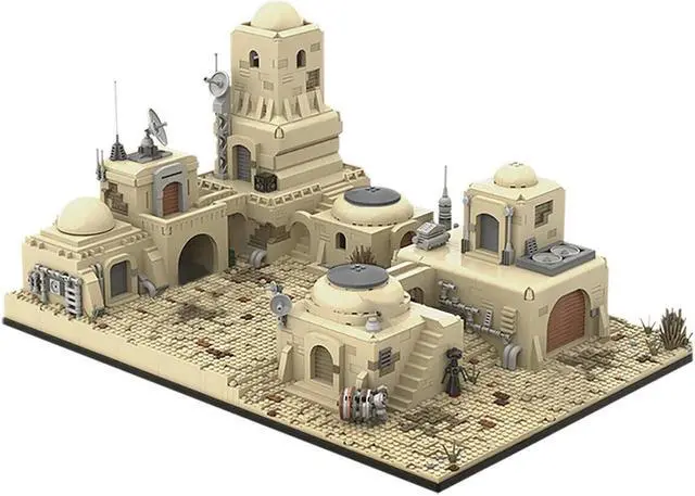 Main image of ZITIANYOUBUILD YOUFOY Spaceport Town in a Desert Plain from Movie Building Toys 4298 Pieces