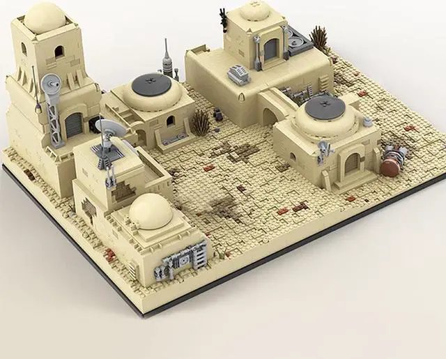 Alt view image 3 of 4 - ZITIANYOUBUILD YOUFOY Spaceport Town in a Desert Plain from Movie Building Toys 4298 Pieces