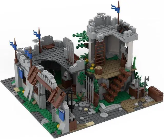 Alt view image 3 of 6 - ZITIANYOUBUILD Custom MOC-50151 Arm Castle Model Toys 498 Parts Kids Gift for Christmas