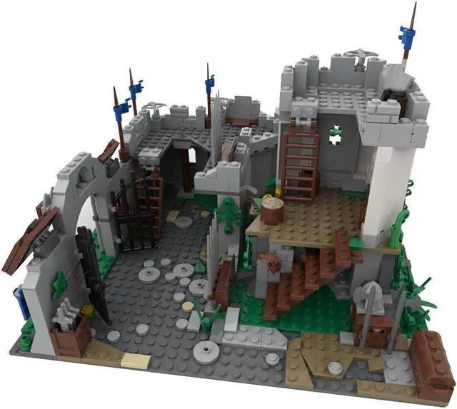 Alt view image 4 of 6 - ZITIANYOUBUILD Custom MOC-50151 Arm Castle Model Toys 498 Parts Kids Gift for Christmas