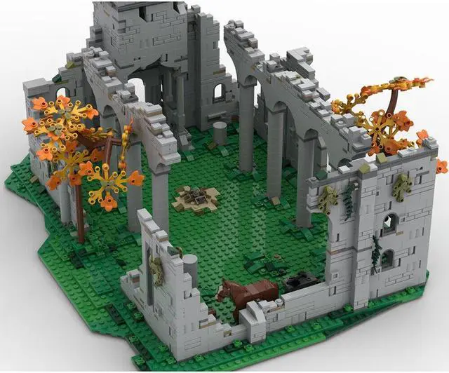 Alt view image 4 of 6 - ZITIANYOUBUILD MOC-148241 Modular Church of Stone from Video Game Building Toys Set 2401 Parts