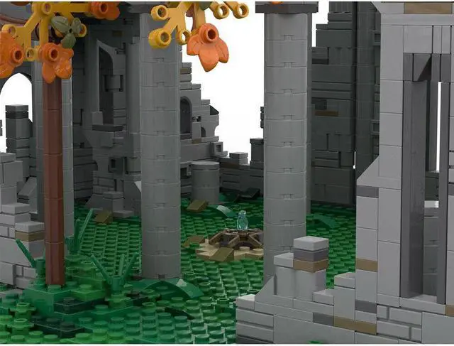 Alt view image 6 of 6 - ZITIANYOUBUILD MOC-148241 Modular Church of Stone from Video Game Building Toys Set 2401 Parts